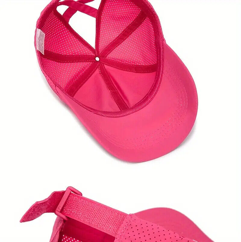 Women's Ponytail Style Adjustable Baseball Hat Cap New! Pink, Gray, or Black Clothing, Shoes & Accessories:Women:Women's Accessories:Hats Cozy Home Treasures